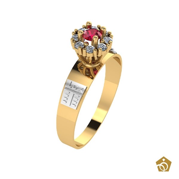 Anel Formatura - Direito - Ouro 18k