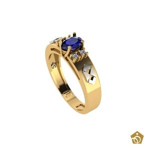 Anel Formatura - Administração - Ouro 18k