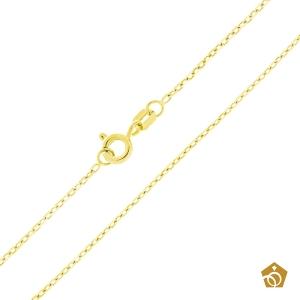Corrente Cartier - Ouro 18k - 40 cm - fio médio 